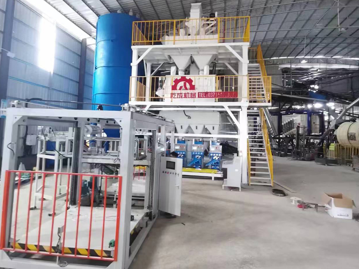 廣東中煜干粉砂漿設備現(xiàn)場